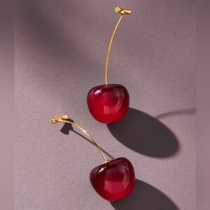 Cherry Drop Earrings